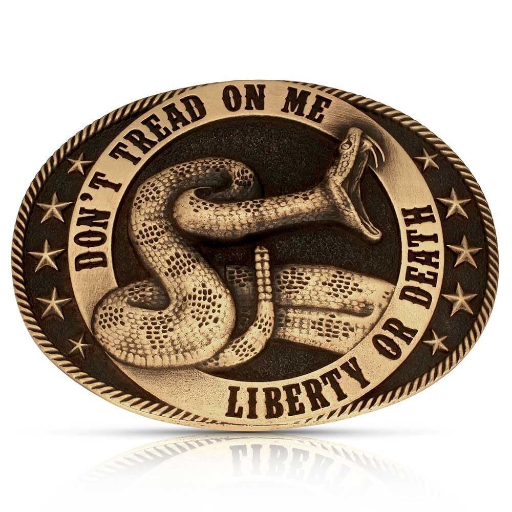 1475 2nd Amendment Series Attitude Western Belt Buckle Liberty or Death